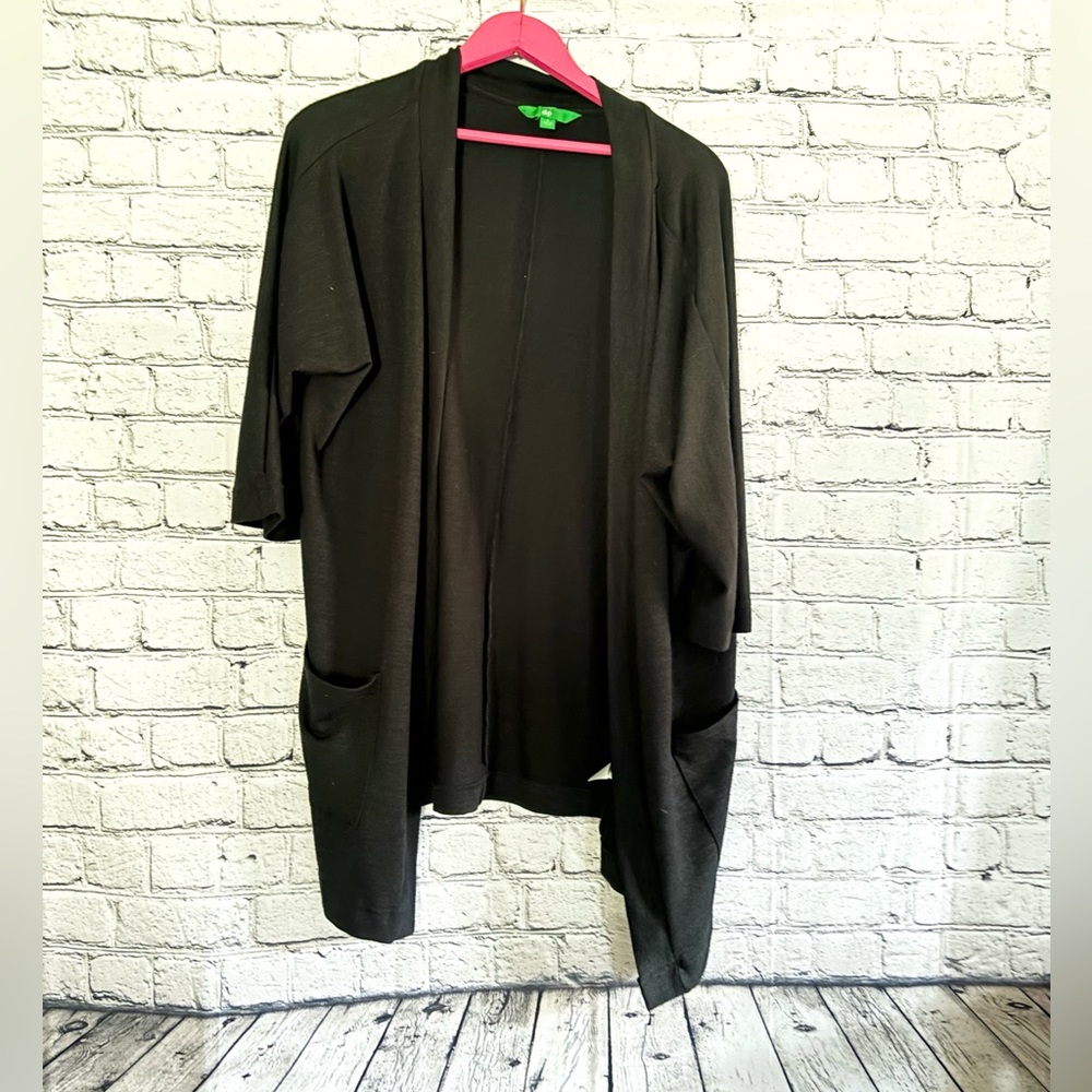 DIP.  Black cardigan. Size L